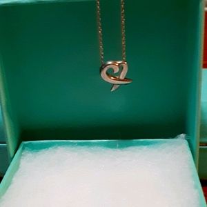 Tiffany and Co. Paloma Picasso Openheart X necklac